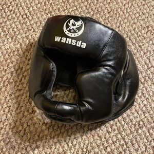 Wansda Black Boxing Headgear
